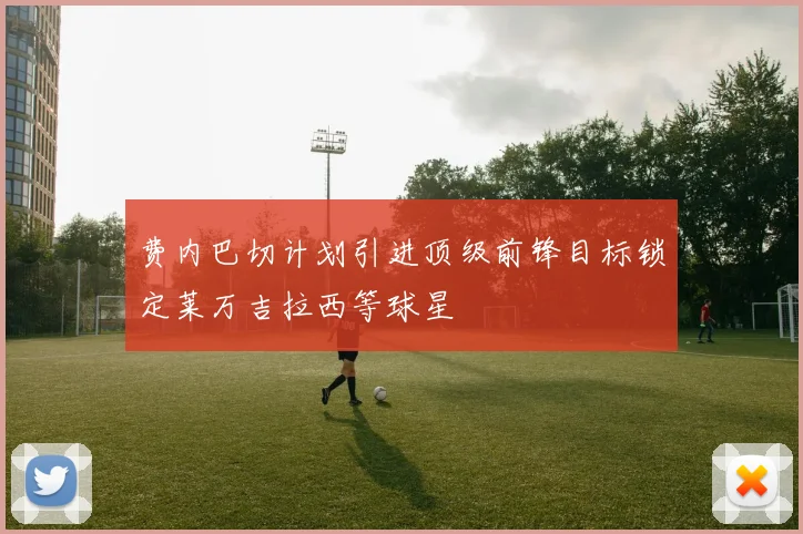 费内巴切计划引进顶级前锋目标锁定莱万吉拉西等球星